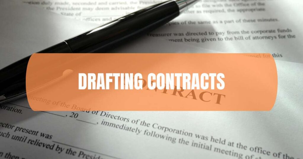 Drafting contracts