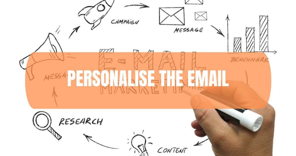 Personalise the email