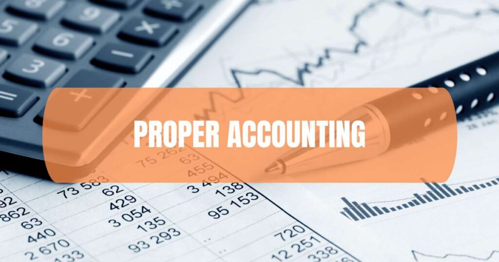 Proper accounting